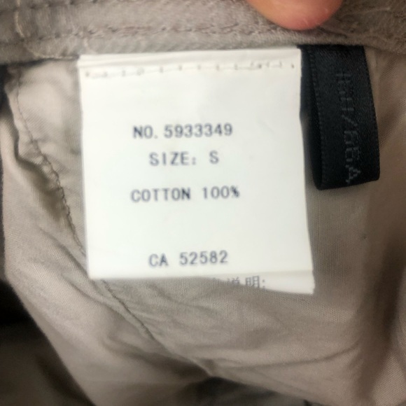 JNBY 100% cotton high waisted utility capris size s - Picture 11 of 12